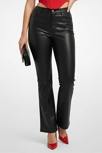 INC Women Plus Size Plain Wide Leg Pants, Black