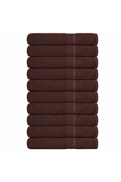 vidaxl Prosoape de saună, FROGN, maro, 80 x 200 cm, 360 g/m², 10 buc.