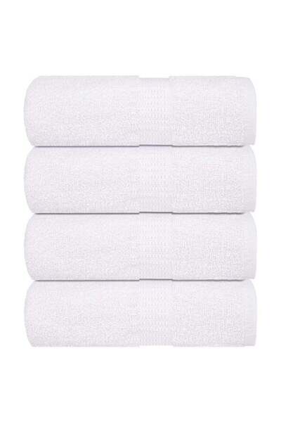 vidaxl Lavete de baie, FROGN, 4 bucăți, albe, 15 x 21 cm, 360 g/m²