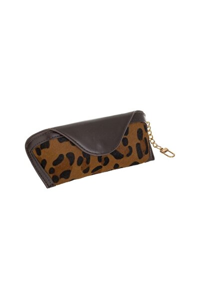 OEM Husa Ochelari Maro Leopard cu Breloc Auriu, Design Elegant si Trendy