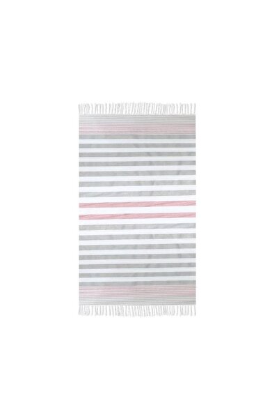 OEM Premium Hamam Nunate Brown Striped Beach Towel 180x90cm