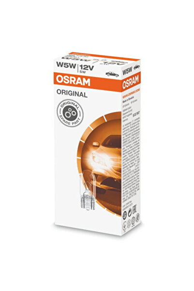 Osram Bec W5W 12V, 5W, bec fara soclu, alb