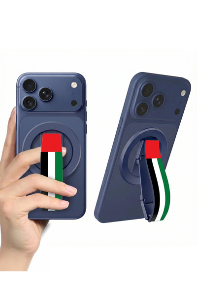 Brave MagGrip 3-in-1 Magnetic Phone Grip & Kickstand – 360° Rotatable, MagSaf...
