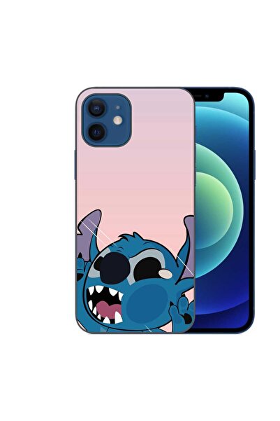 OEM Case compatible with Apple iPhone 12 Silicone Gel Tpu Stitch Pattern