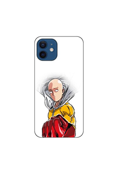 OEM Case compatible with Apple iPhone 12 Silicone Gel Tpu Model One Punch Man...
