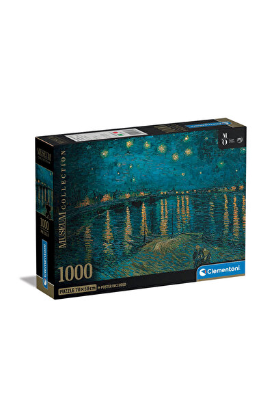 CLEMENTONI Παζλ Museum Collection Van Gogh: Έναστρη Νύχτα Πάνω Από Το Ρήνο 10...
