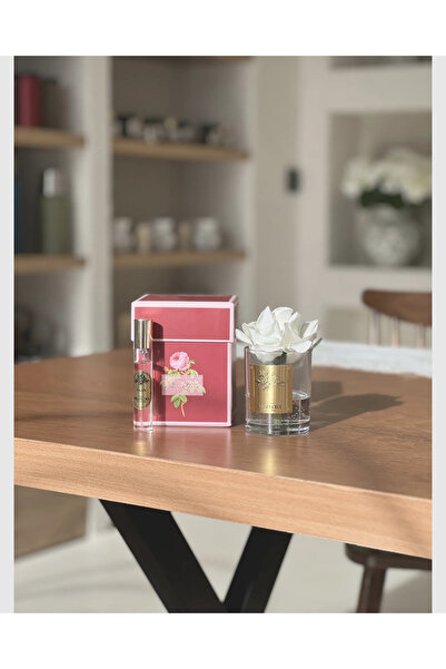 Mary's Concept Miss Flora Tek Güllü Oda Kokusu Eskitme Beyaz