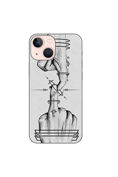 OEM Husa compatibila cu Apple iPhone 13 Mini Silicon Gel Tpu Model Universe T...