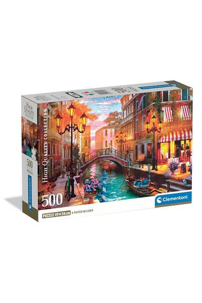 CLEMENTONI Παζλ High Quality Collection Ηλιοβασίλεμα στη Βενετία 500 τμχ - Co...
