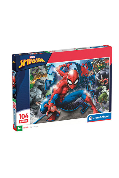 CLEMENTONI Παιδικό Παζλ Super Color Marvel SpiderMan 104 τμχ