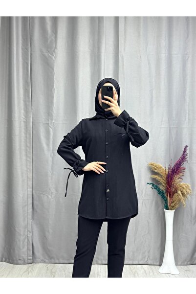 moda acar Tunic with Ribbed Detail