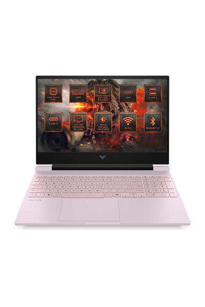 HP Victus 15 Intel Core 5 210H 16GB 512GB SSD 8 GB RTX5060 15.6"144Hz W11P Ga...