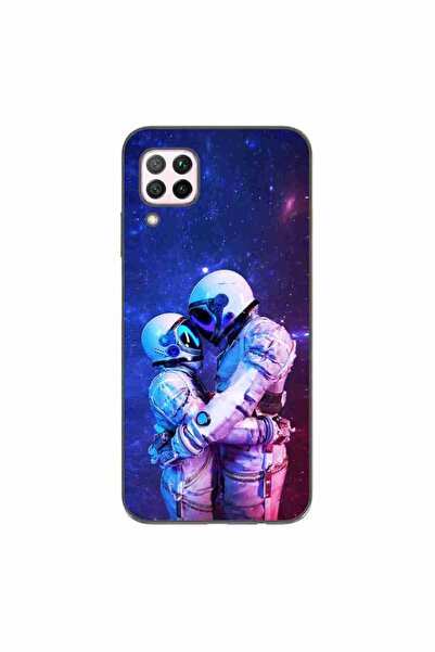OEM Case compatible with Huawei P40 Lite Silicone Gel Tpu Model Astronauts Co...