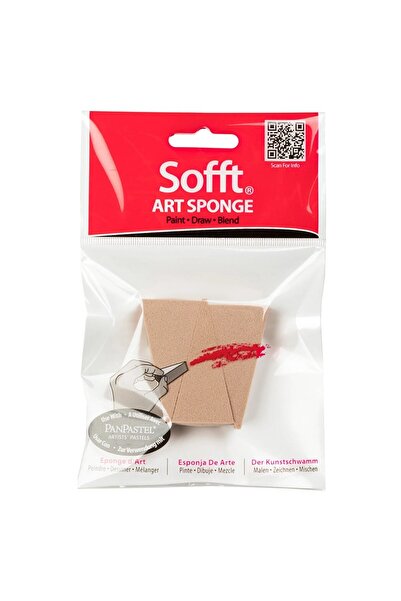 Panpastel Set de bureți de aplicare Sofft 3 bucăți (bureți tip bară și tip pană)