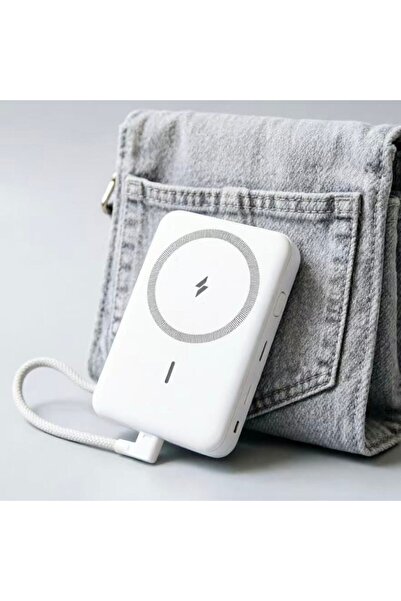 Bleco Lanyard Built-in Cable Magnetic Wireless Portable Power Bank
