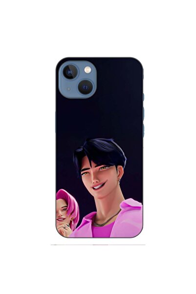 OEM Θήκη συμβατή με Apple iPhone 13, από σιλικόνη gel TPU, με σχέδιο KPop Dem...