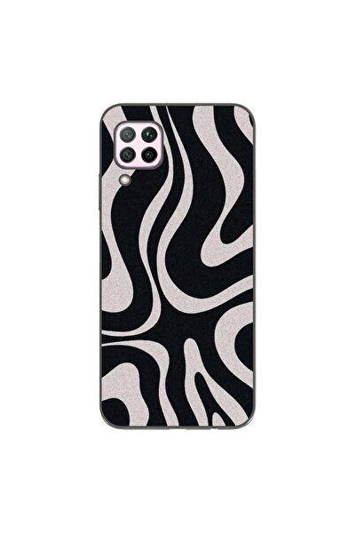 OEM Husa compatibila cu Huawei P40 Lite Silicon Gel Tpu Model Monochrome Hypn...
