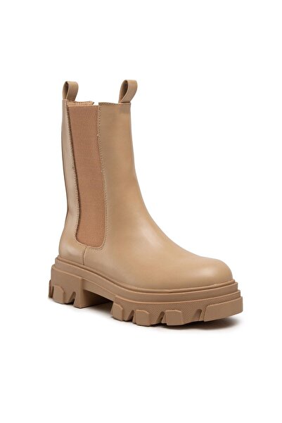 DeeZee Women's Chelsea boots ZAL12901-3 Beige
