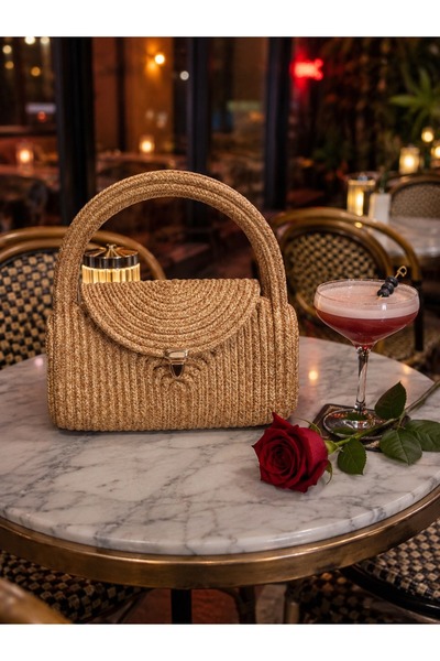 LaraLisa Women's Straw Bag Suitable for Daily Use