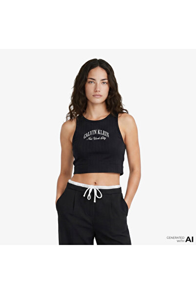 Calvin Klein Unlined Kadın Siyah Spor Sütyeni