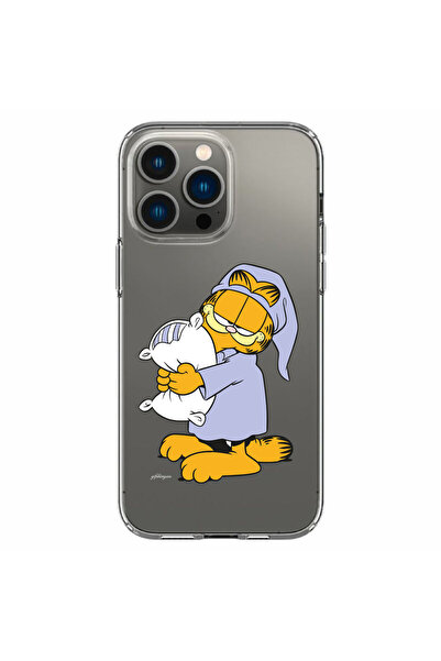 OEM Калъф, съвместим с Apple iPhone 14 Pro, прозрачен силиконов, с мотив на с...
