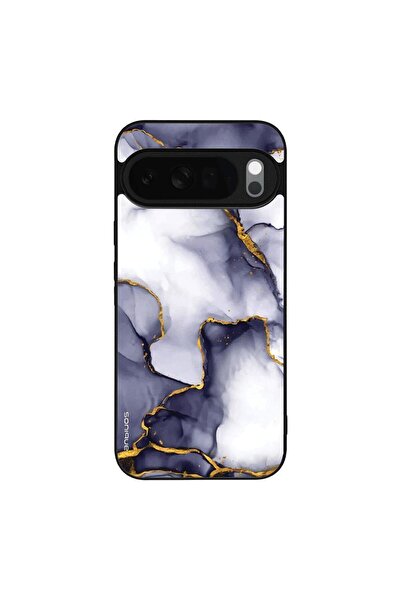 Sonique Θήκη Marble Series για Google Pixel 10 Pro XL 5G Μωβ Γκρι