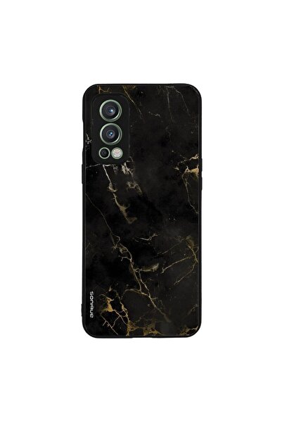 Sonique Θήκη Marble Series για OnePlus Nord 2 5G Μαύρο 01