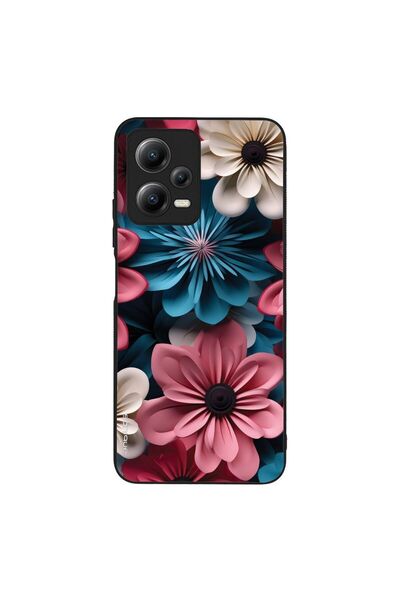 Sonique Θήκη 3D Flower Series για Xiaomi Redmi Note 12 5G / Poco X5 5G Ροζ 01
