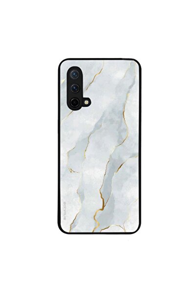 Sonique Θήκη Marble Series για OnePlus Nord CE 5G Λευκό 01
