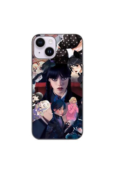 OEM Case compatible with Apple iPhone 14 Silicone Gel Tpu Pattern Collage Mov...