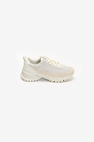 Calvin Klein Hike Runner Lace Up Techmix Kadın Sneaker Sarı