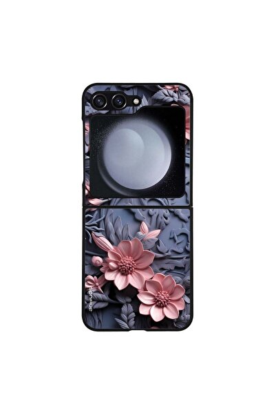 Sonique Θήκη 3D Flower Series για Samsung Galaxy Z Flip 5 Ροζ 02