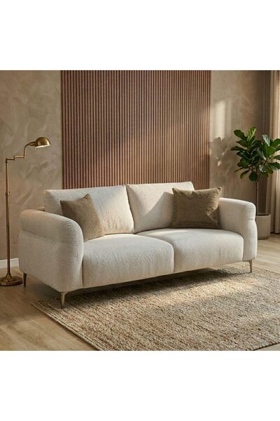 Danube Home Draven 2 Seater Fabric Sofa | Modern Design Two Seat Sofas | Comf...