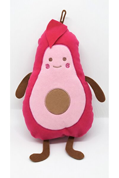 Işık kasabası Cute Avocado Pink Plush Pillow My Sleeping Companion
