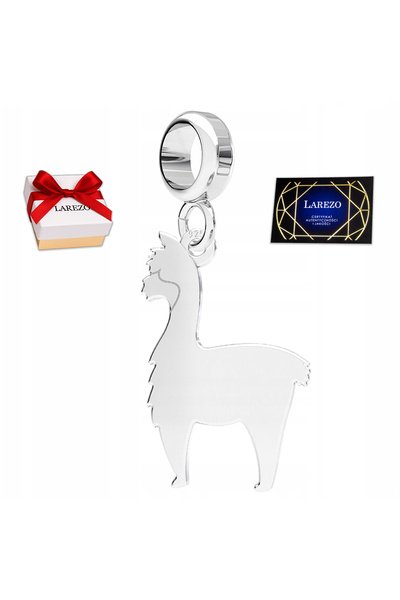 Larezo pandantiv, element decorativ, Model Lama Si Alpaca, Animal, Inaltime 2...