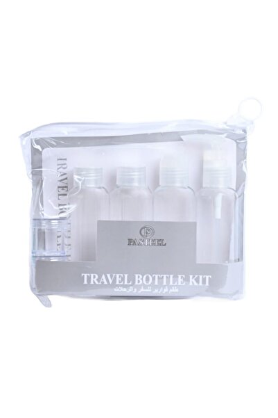 pasteel Set of Bottles for Travel and Trips to Store Cosmetics from Bastel