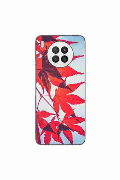 OEM Husa compatibila cu Huawei Nova 8i Silicon Gel Tpu Model Frunze de toamna