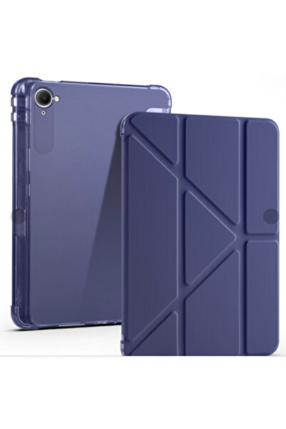 Fuchsia Xiaomi Pad Mini 8.8 inç ile Uyumlu Kalem Bölmeli Uyku Modlu Katlanabi...
