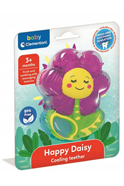 CLEMENTONI Floare Happy inele de dentiție răcoritor