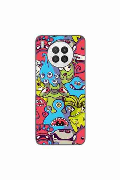 OEM Husa compatibila cu Huawei Nova 8i Silicon Gel Tpu Model Squishi Monsters