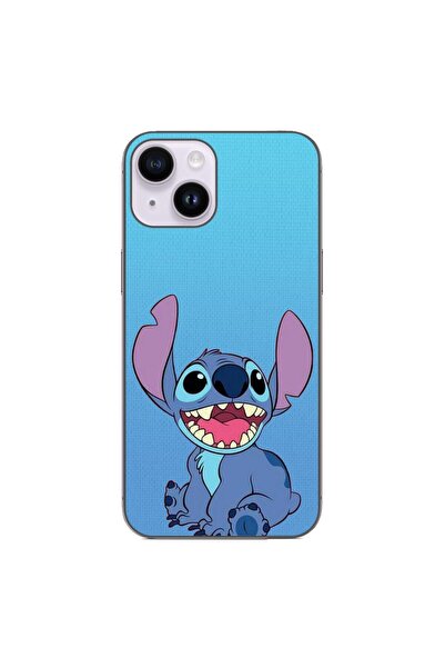 OEM Θήκη συμβατή με Apple iPhone 15 Σιλικόνης Gel TPU με σχέδιο Ραφής Μπλε