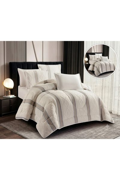 ALMIAAD Double Bed Sheet Summer Cool - Microfiber - 6 Pieces - Summer Quilt 6...