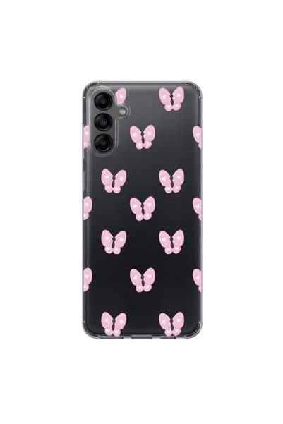 PPKin Samsung Galaxy A05S Compatible Butterfly 2 Design Transparent Case