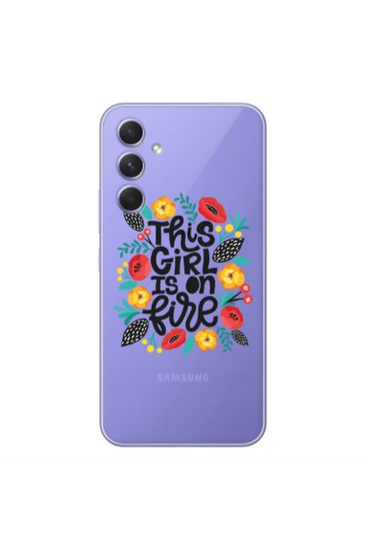 Other Samsung A35 This Girl Transparent Silicone TPU Θήκη