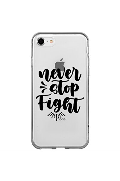 Other Apple iPhone SE 2020 Never stop fight Transparent Silicone TPU Θήκη