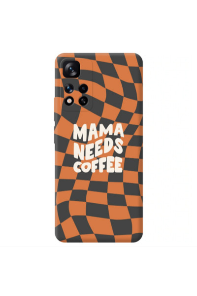 Other Xiaomi Redmi Note 11 Pro 5G Mama needs coffee Transparent Silicone TPU ...
