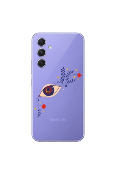 Other Samsung A35 Flower eye Transparent Silicone TPU Θήκη