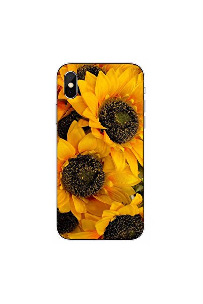 OEM Husa compatibila cu Apple iPhone XS Max Silicon Gel Tpu Model Floarea Soa...