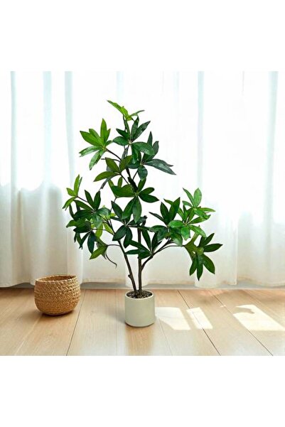 bity thok 120cm High Artificial Tree with Modern White Base