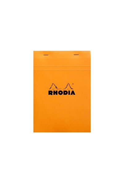 Rhodia Blocnotes A5, capsat, 80 de foi, Nr. 16, Matematică de bază, portocalie